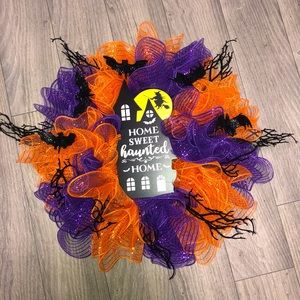 Mesh Halloween wreath